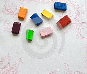 colour wax block crayons drawing waldorf education