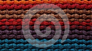 Coloured Ancient Fabric Texture: Well-Preserved, Tricot Knit, Flat Design, Tileable Vintage Appeal