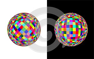 Coloured ball - cdr format