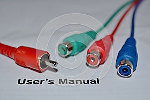 Coloured cables disconnected