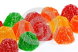 Coloured jelly sweets