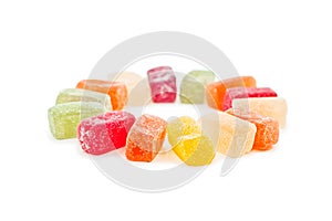 Coloured jelly sweets