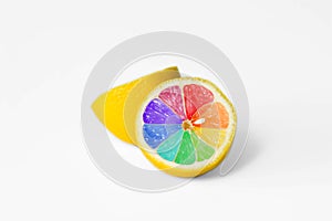 Coloured lemon