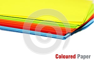 Coloured paper