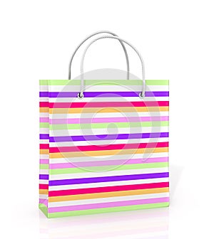 Coloured paper bag