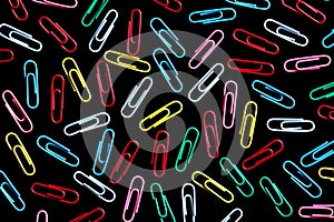 Coloured paperclips