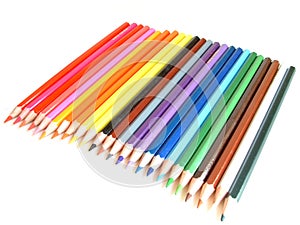 Coloured pencils