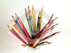 Coloured pencils