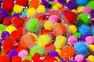 Coloured Shiny Foam Balls
