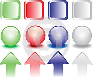 Coloured snap fasteners