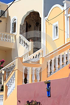 Coloured staircase