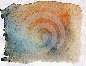 Coloured Watercolor Background photo