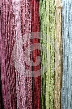 Coloured wool