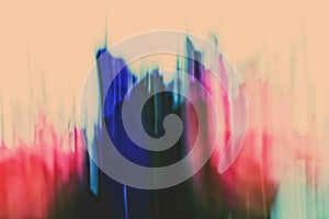 Colourful abstract background, contemporary art and vintage effect