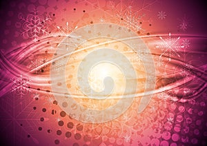 Colourful abstract Christmas background