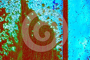 Colourful abstract Rust patterns very suitable as a background