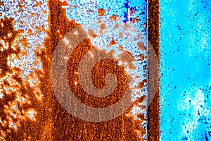 Colourful abstract Rust patterns very suitable as a background