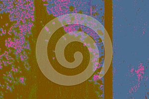 Colourful abstract Rust patterns very suitable as a background