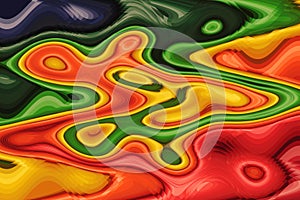 Colourful abstract twirl pattern for background