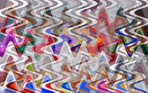 Colourful abstract twirl pattern for background
