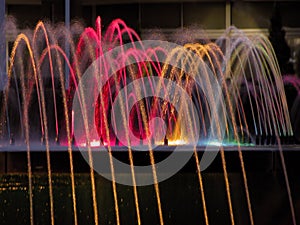 Colourful artesian well