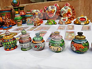 Colourful handcrafts of Raghurajpur, Orrisa photo