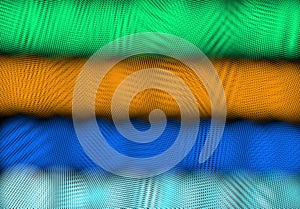 Colourful background in four layers