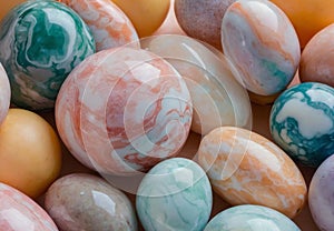 Colourful Background: Pastel Marbled Stones