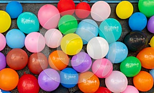 colourful balloon board for dart game