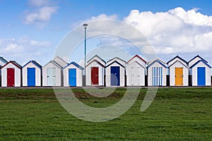 Colourful Beach Huts