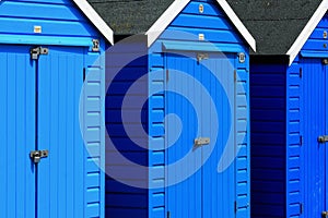 Colourful Beach Huts, Bournemouth Beach, England