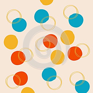 Colourful Bubbles and circles background