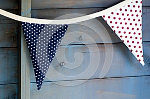 Colourful bunting