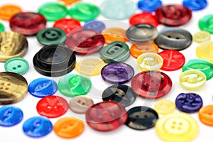 Colourful buttons