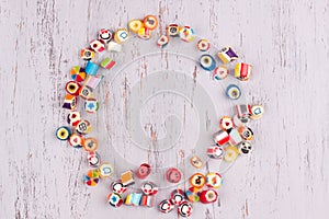 Colourful candies