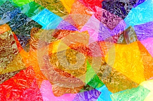 Colourful Cellophane Sweet Wrappers