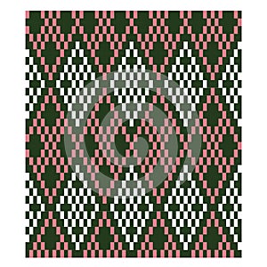 Colourful Classic Modern Argyle Seamless Print Pattern