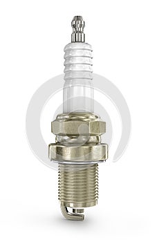 A Colourful 3d Rendered Sparkplug photo