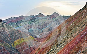 Colourful Danxia landscape of zhangyei,NO.4