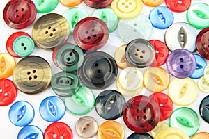 Colourful buttons