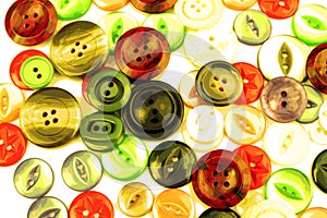 Colourful buttons
