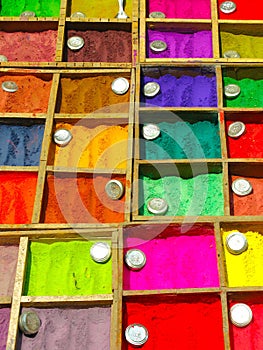 Colourful dyes photo