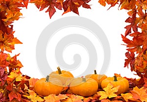 Colourful Fall Background Frame