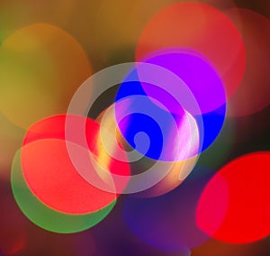 Colourful festive multi-colored circles