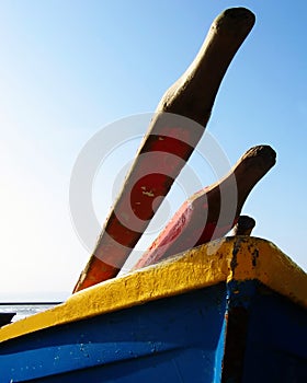 Colourful fishing boat