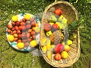 Colourful fruits