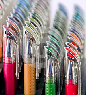 Colourful Gel Pens