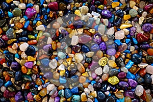 Colourful gemstones background