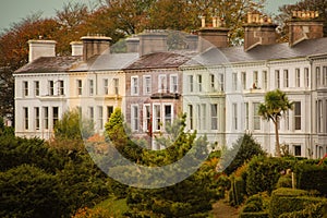 Colourful terraced houses. Cobh. Ireland