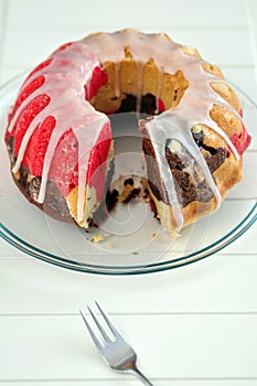 Colourful Gugelhupf Cake